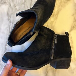 Lucky Brand Basel Bootie - worn once!